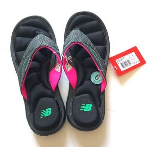 new balance memory foam flip flops